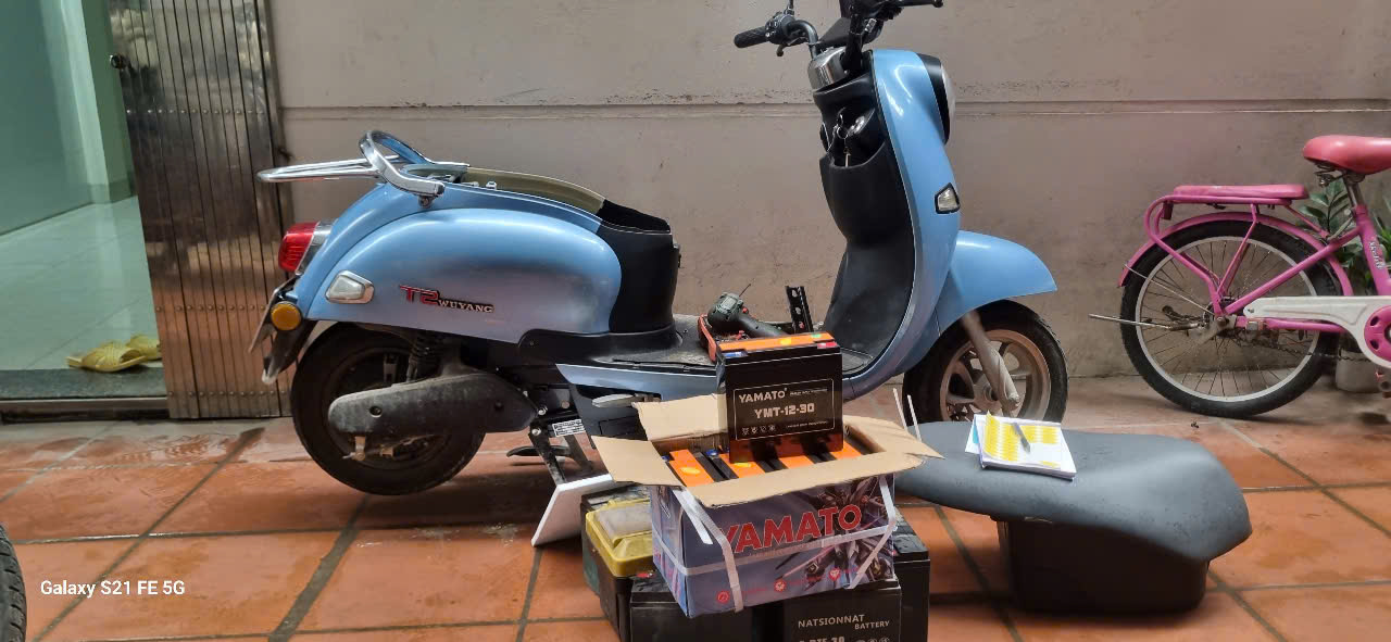 Thay Ắc Quy Xe Điện Tại Hà Nội